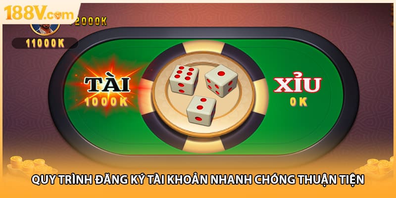 Quy trình đăng ký tài khoản nhanh chóng thuận tiện