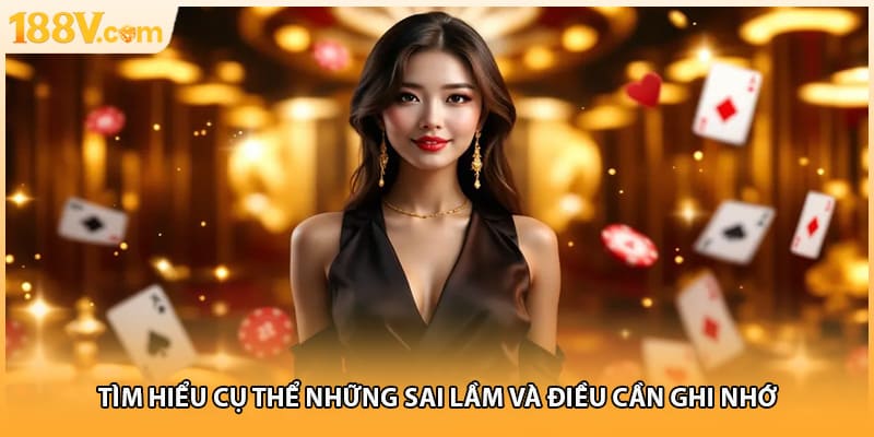 Tìm hiểu cụ thể những sai lầm và điều cần ghi nhớ